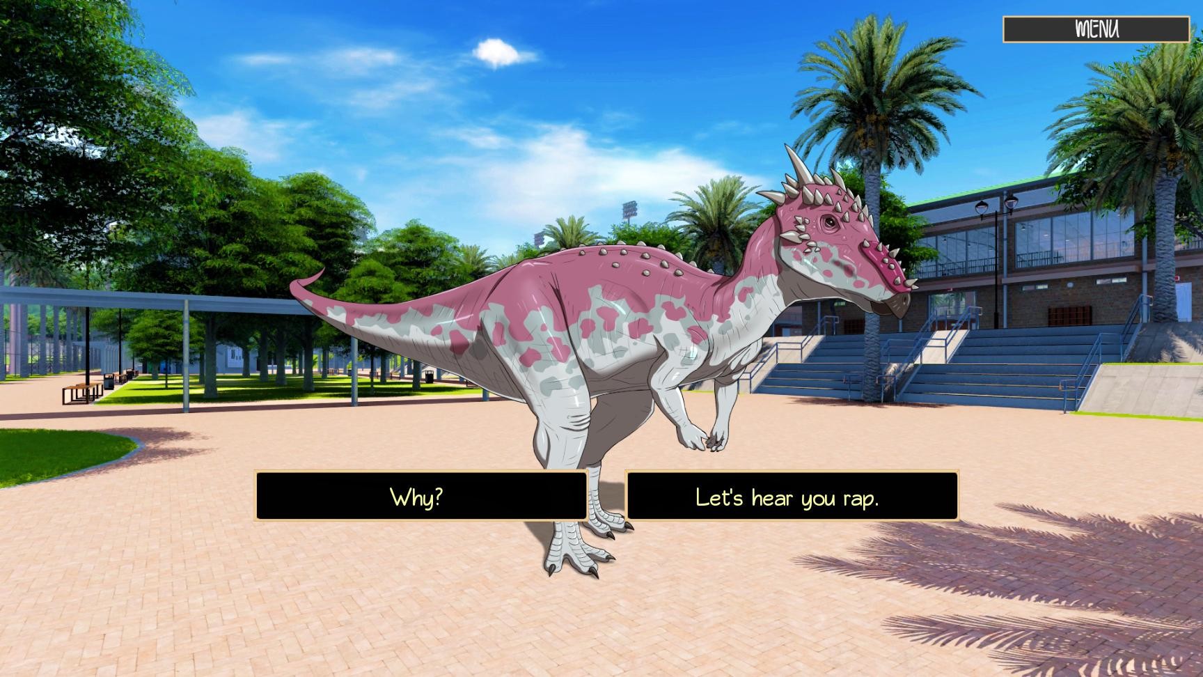 An accurate dinosaur mobile game?