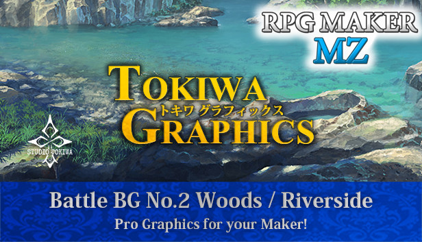 RPG Maker MZ - TOKIWA GRAPHICS Battle BG No.2 Woods/Riverside Steam capsule image