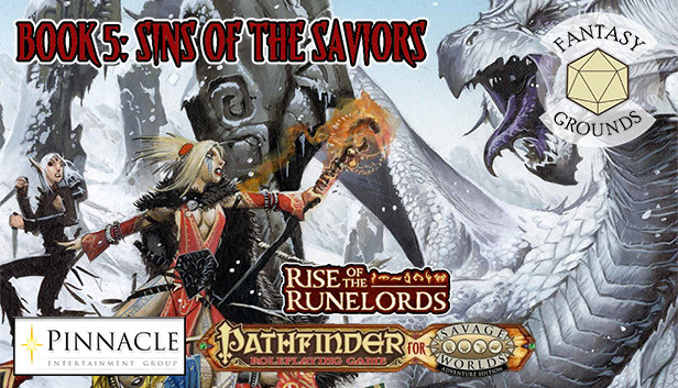 Fantasy Grounds - Pathfinder(R) for Savage Worlds: Rise of the Runelords! Book 5 - Sins of the Saviors Steam capsule image