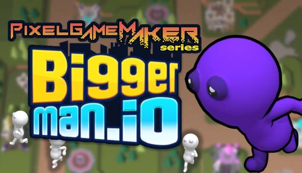 Pixel Game Maker Series Biggerman.io Steam capsule image