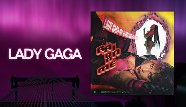 Beat Saber: Lady Gaga, Ariana Grande - 'Rain On Me (with Ariana Grande)' Steam capsule image