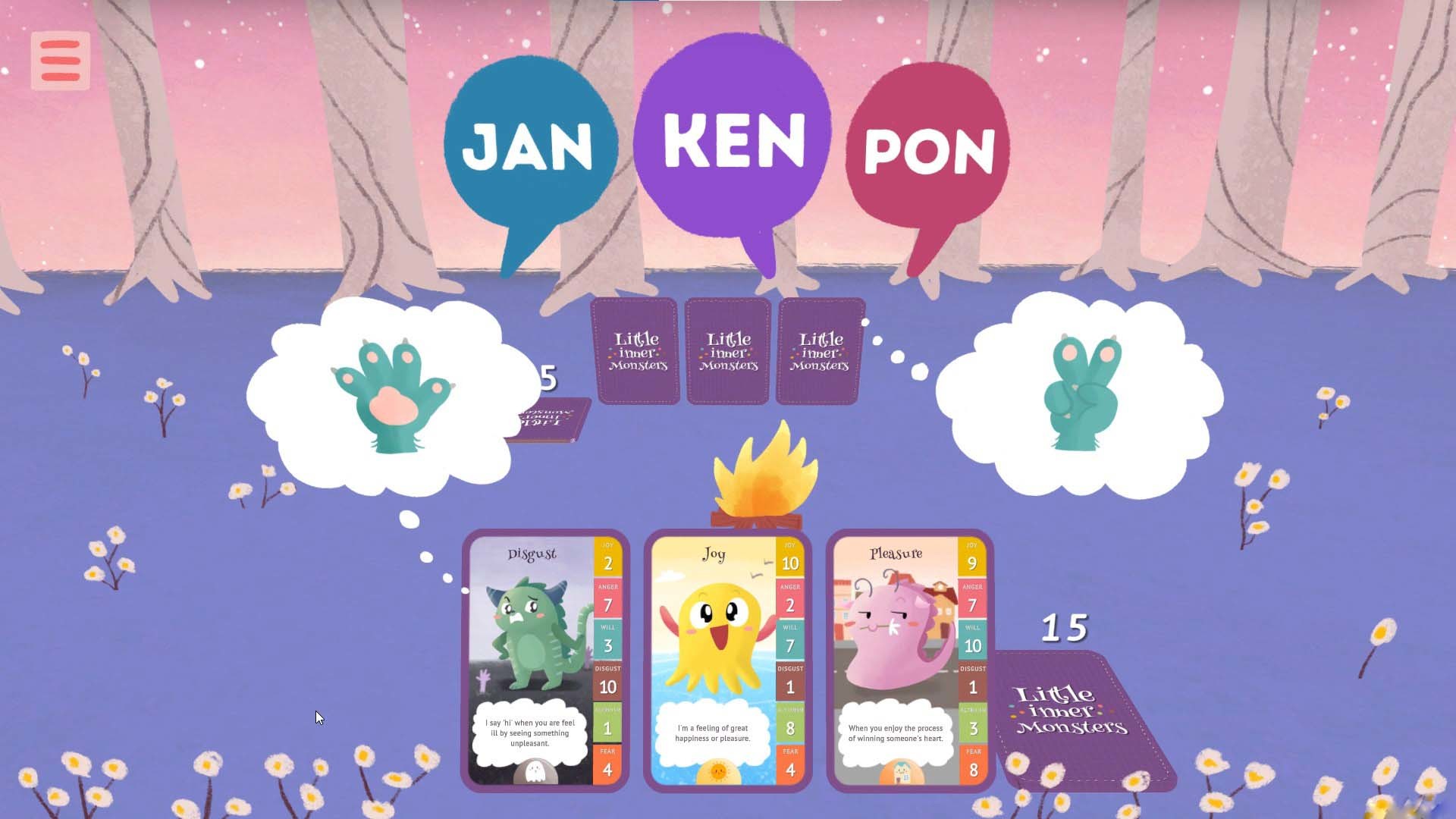 Indie Game Lover Little Inner Monsters - Card Game
