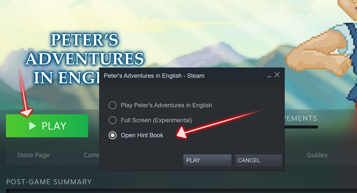 Steam ピーターの英語アドベンチャー 手がかりの本