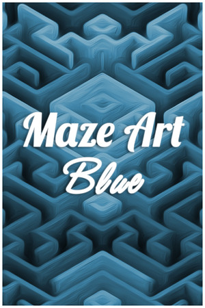 Maze Art: Blue — обложка