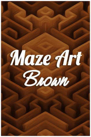 Maze Art: Brown — обложка