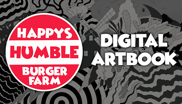 Happy's Humble Burger Farm: Digital Artbook Steam capsule image