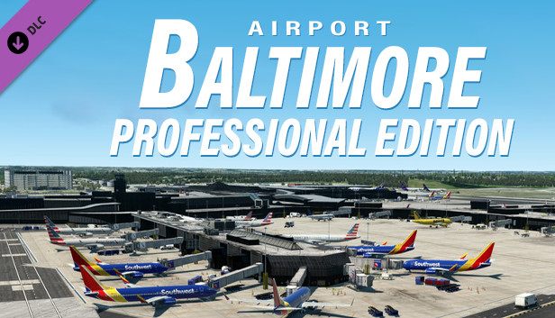 X-Plane 11 - Add-on: Verticalsim - KBWI - Baltimore Professional Edition XP Steam capsule image