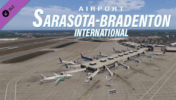 X-Plane 11 - Add-on: Verticalsim - KSRQ - Sarasota-Bradenton International Airport XP Steam capsule image