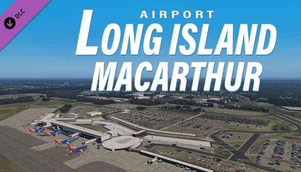 X-Plane 11 - Add-on: Verticalsim - KISP - Long Island MacArthur Airport XP Steam capsule image