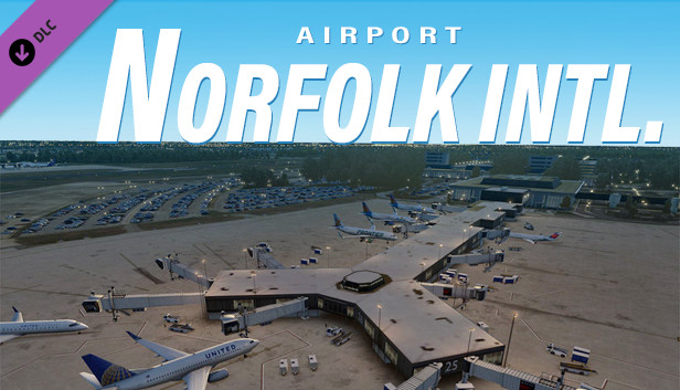 X-Plane 11 - Add-on: Verticalsim - KORF - Norfolk International Airport XP Steam capsule image