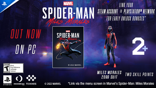 Save 33% on Marvel's Spider-Man: Miles Morales on Steam