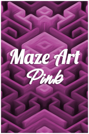 Maze Art: Pink cover art