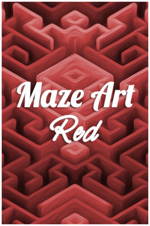 Maze Art: Red cover art