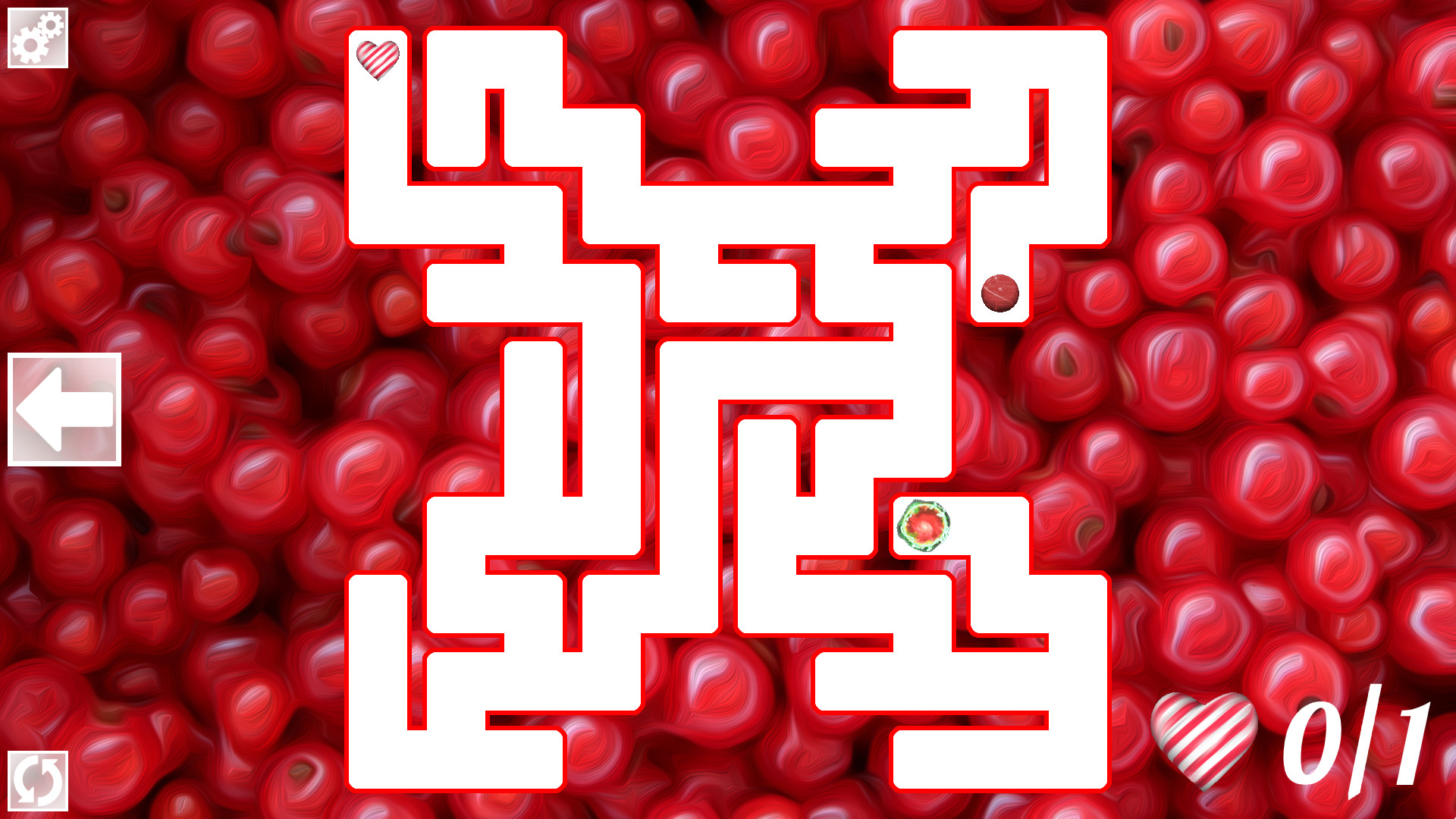 Red Maze Game