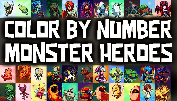 Color by Number - Monster Heroes Steam capsule image