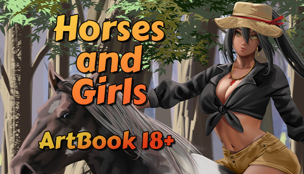 Horses and Girls - Artbook 18+ Steam capsule image