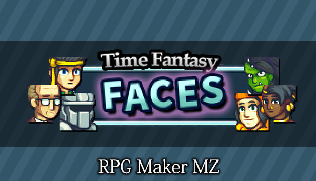 RPG Maker MZ - Time Fantasy Faces Steam capsule image