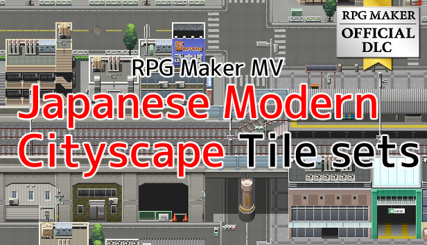 RPG Maker MV - Japanese Modern Cityscape Tileset Steam capsule image