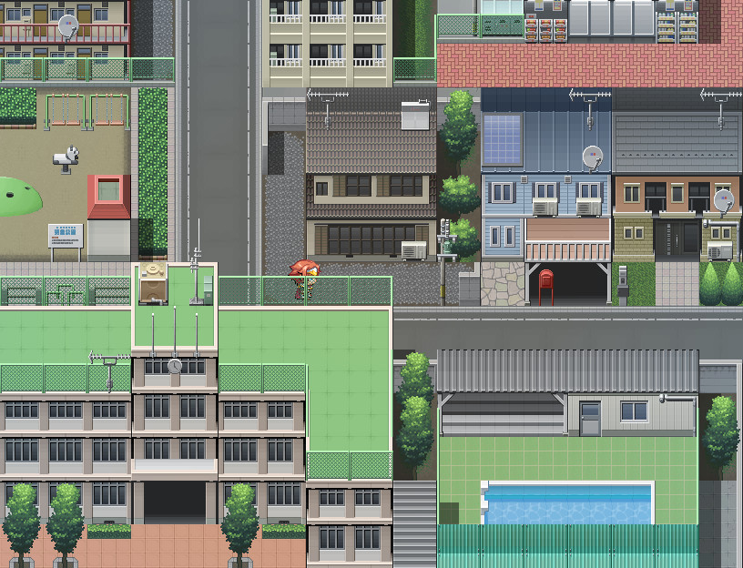 RPG Maker MV - Japanese Modern Cityscape Tileset on Steam