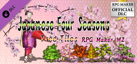 RPG Maker MZ - Japanese Four Seasons Tree Tiles header image