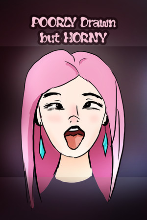 POORLY drawn but HORNY cover art