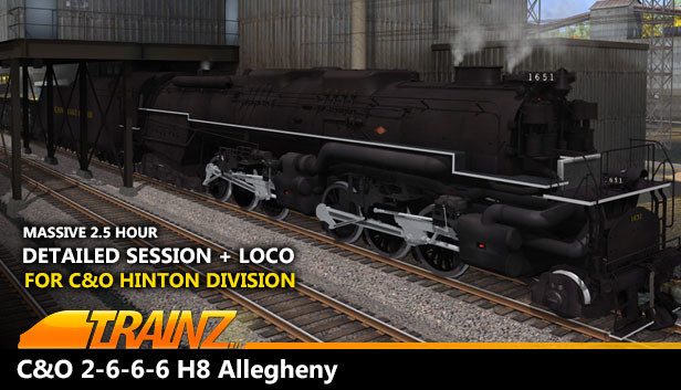 Trainz 2022 DLC - C&O 2-6-6-6 H8 - New River Mining Coal Run Steam capsule image