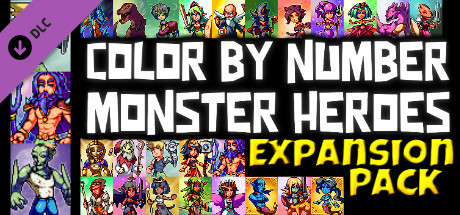 Color by Number - Monster Heroes - Expansion Pack header