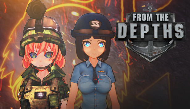 From the Depths - Steel Striders Anime Girl Characters Steam capsule image