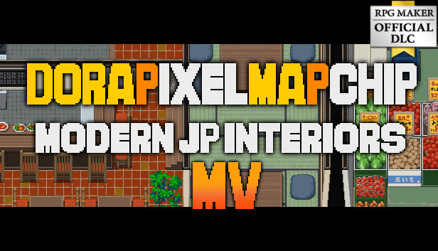RPG Maker MV - DorapixelMapChips - Modern JP Interiors Steam capsule image