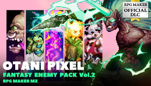 RPG Maker MZ - Otani Pixel Fantasy Enemy Pack Vol.2 Steam capsule image