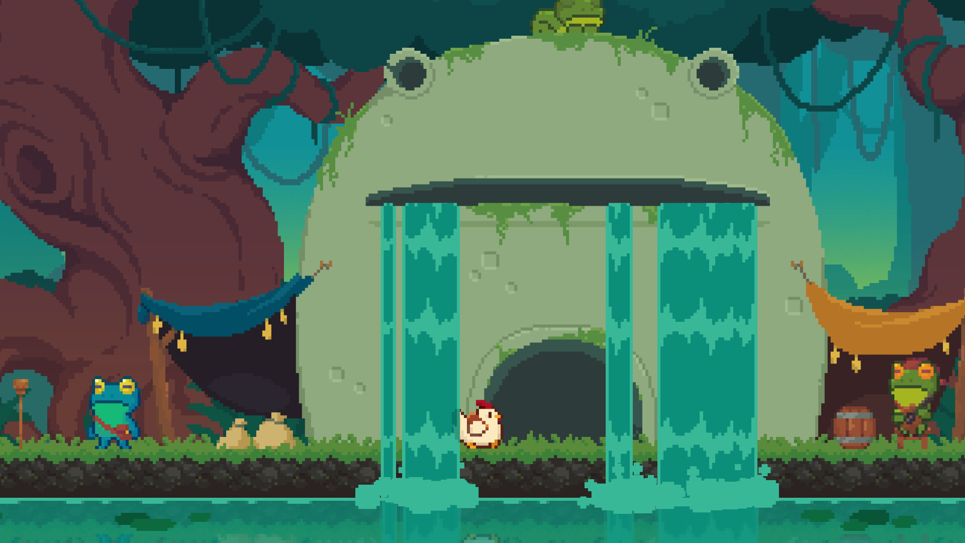 Been working on a pixel art 2.5D game for a little while now & I'm exited  to finally post a small preview! : r/PixelArt