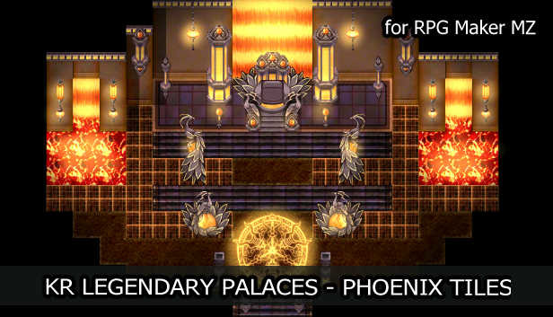 RPG Maker MZ - KR Legendary Palaces - Phoenix Tileset Steam capsule image