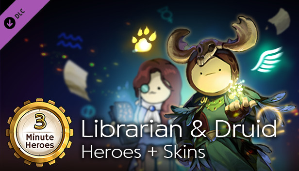 3 Minute Heroes - Librarian & Druid Heroes + Skins Steam capsule image