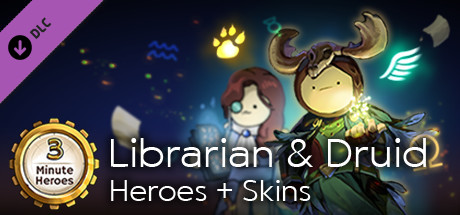 3 Minute Heroes - Librarian & Druid Heroes + Skins