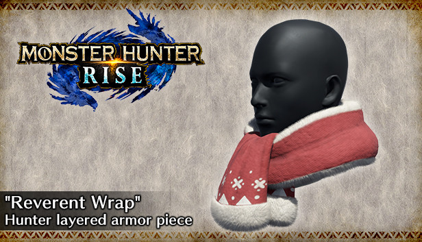 Monster Hunter Rise - "Reverent Wrap" Hunter layered armor piece Steam capsule image