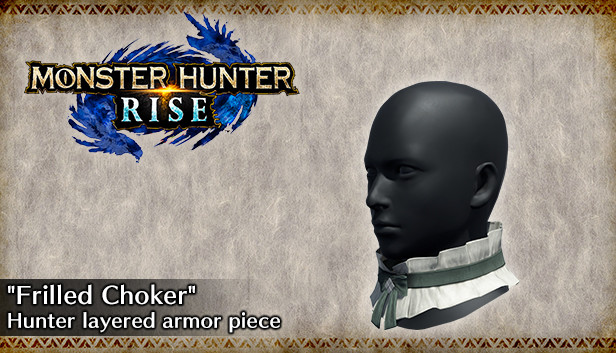 Monster Hunter Rise - "Frilled Choker" Hunter layered armor piece Steam capsule image