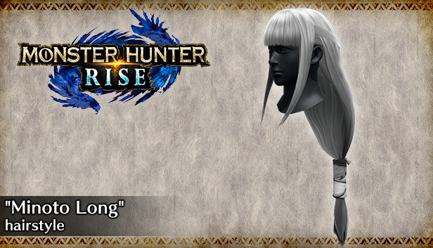 Monster Hunter Rise - "Minoto Long" hairstyle Steam capsule image