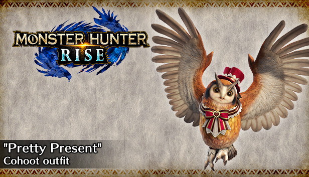 Monster Hunter Rise - "Pretty Present" Cohoot outfit Steam capsule image