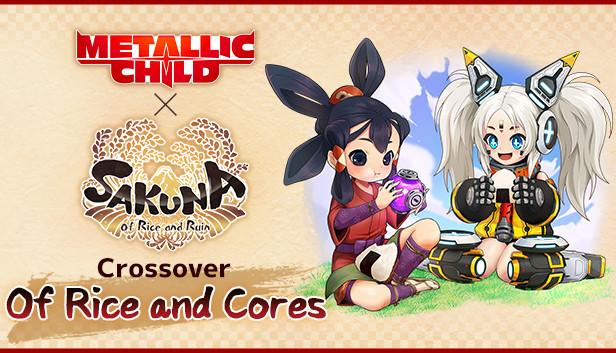 METALLIC CHILD x Sakuna: Of Rice and Ruin Crossover "Of Rice and Cores" Steam capsule image