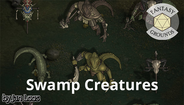 Fantasy Grounds - Jans Token Pack 25 - Swamp Creatures Steam capsule image