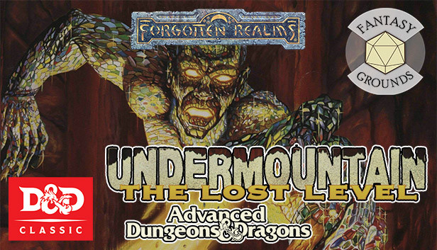 Fantasy Grounds - D&D Classics: Undermountain I: The Lost Level (2E) Steam capsule image