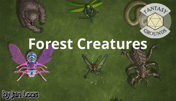 Fantasy Grounds - Jans Token Pack 26 - Forest Creatures Steam capsule image