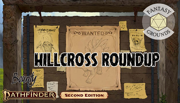 Fantasy Grounds - Pathfinder 2 RPG - Pathfinder Bounty #10: Hillcross Roundup Steam capsule image