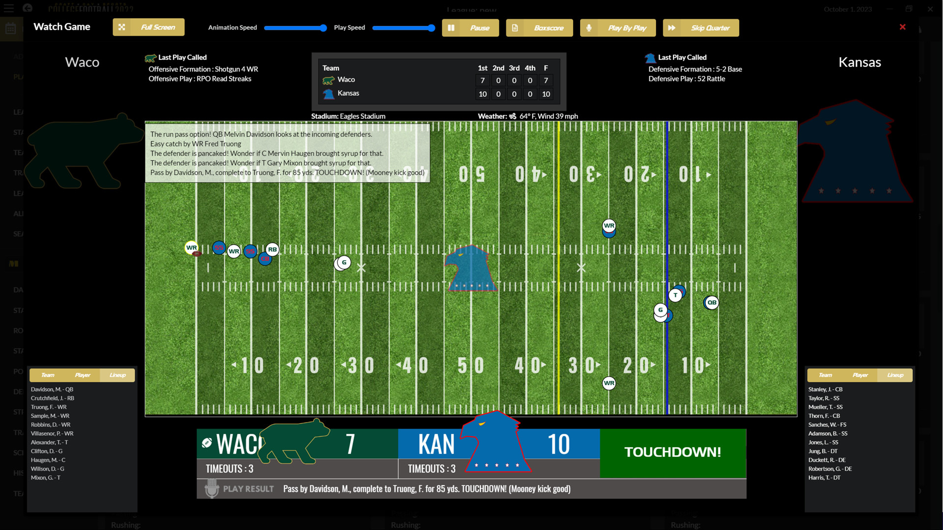 Draft Day Sports College Football 2022 Screenshots · SteamDB