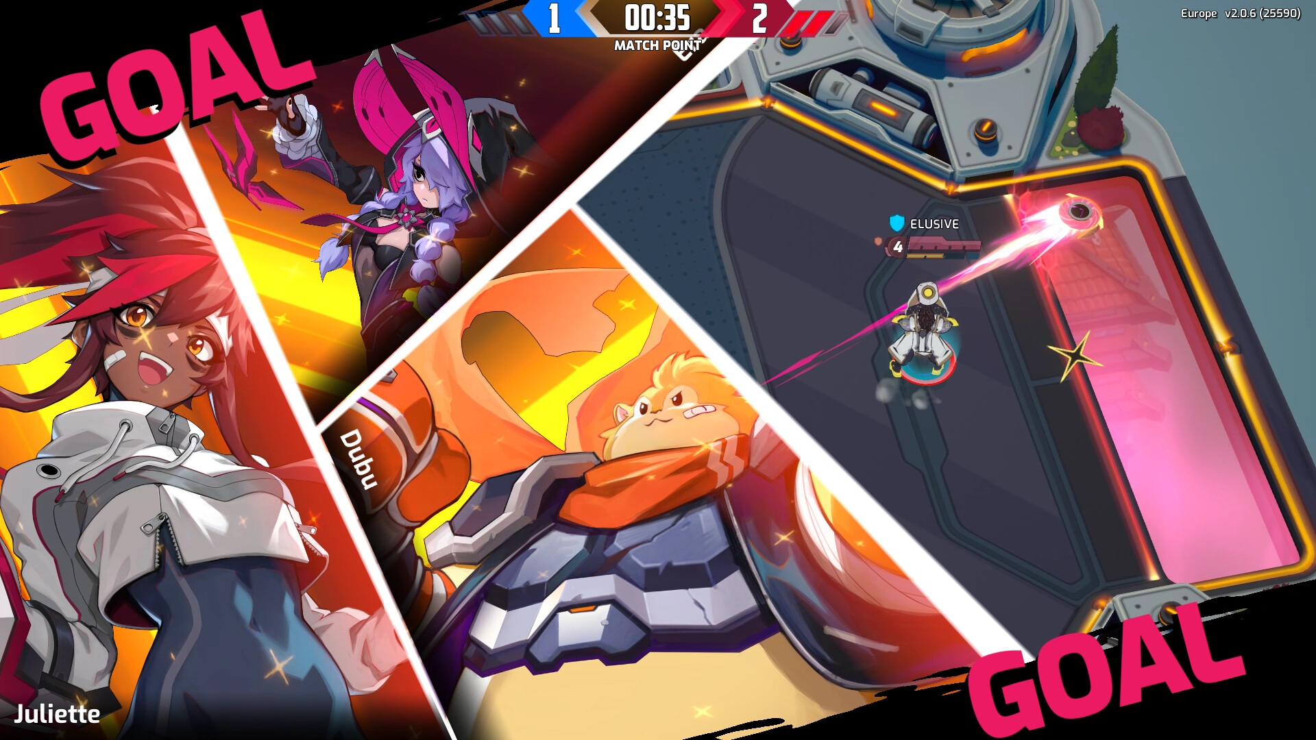 Omega Strikers, the 3v3 footbrawler from former Riot Games devs