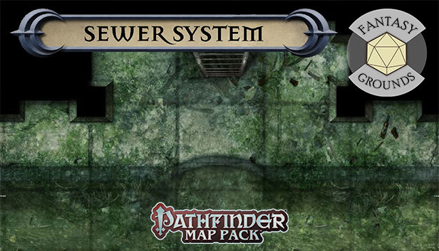 Fantasy Grounds - Pathfinder RPG - GameMastery Map Pack: Sewer System Steam capsule image
