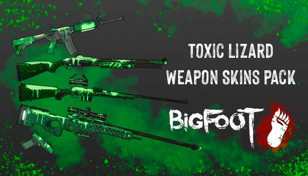 BIGFOOT - WEAPON SKINS "TOXIC LIZARD" Steam capsule image