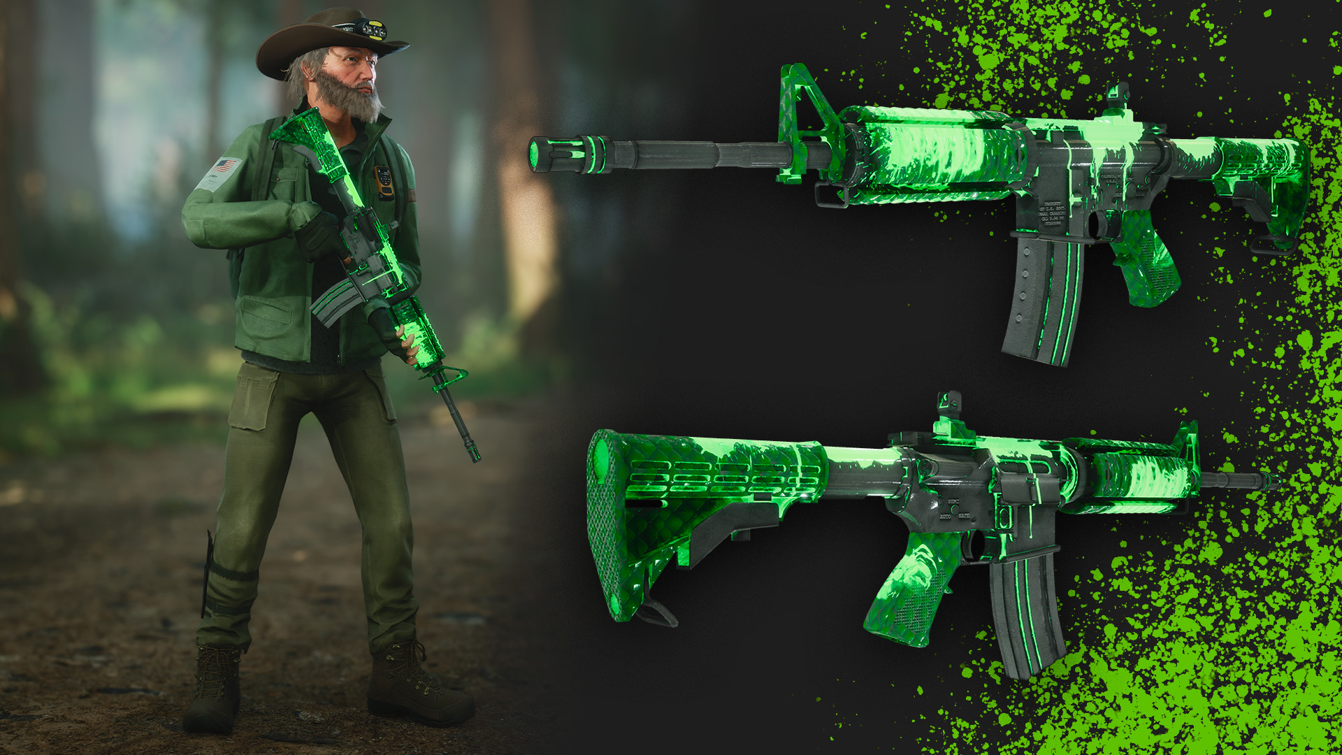 BIGFOOT - WEAPON SKINS TOXIC LIZARD no Steam