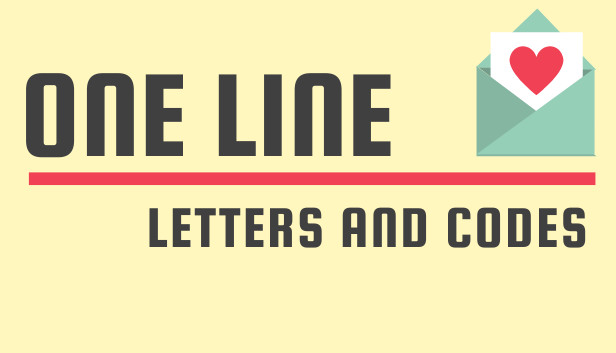 One Line: Letters and Codes Steam capsule image
