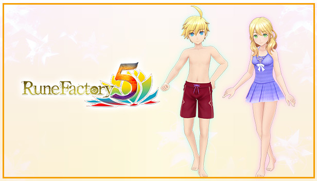 Rune Factory 5 - The Marionette and the Glorious Horse Swimsuit Set + New Ranger Care Package Item Pack Steam capsule image